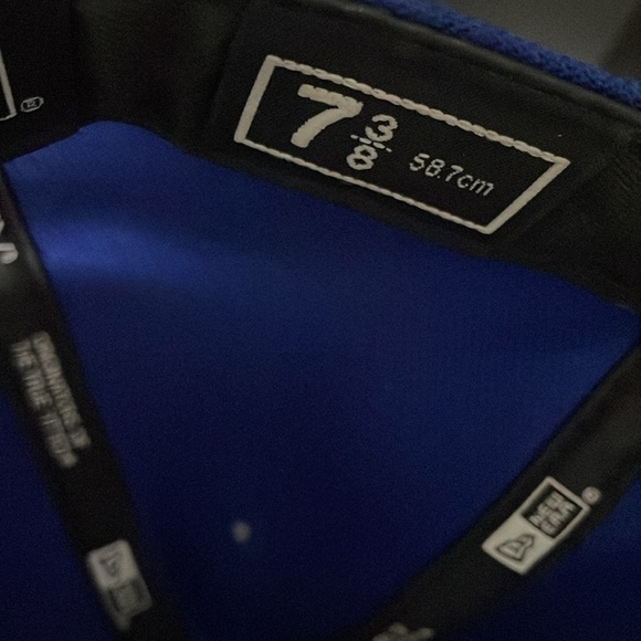 NEW ERA Kansas Jayhawks Fitted Size 7 3/8 - Picture 9 of 13